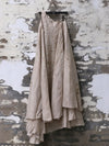 Mutedance 25 Spring/Summer Linen Layered Dress MD-MD25SS22-linen